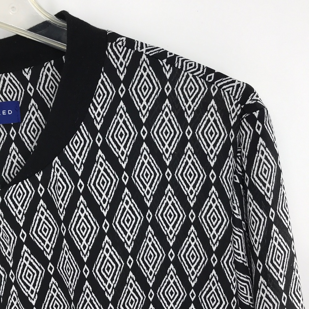 SimplyStyled Jacket Large Black/White Front Zip - Picture 2 of 13